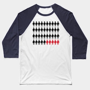 Chromatic Harmony: A Canvas of Empowerment and Diversity Baseball T-Shirt